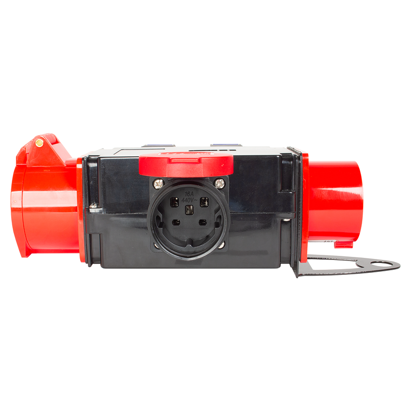 STEFFEN CEE Verteiler 16A 5P 415V, 1x Gerätestecker CEE 16/5 und Steckdosen: 1xCEE 16/5 - Image 3