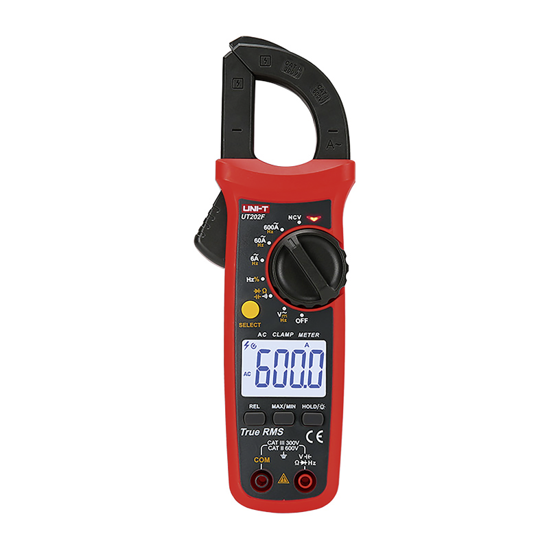 STEFFEN Zangen-Multimeter AC (0-600V/0-600A) CATII 600V / CAT III 300V sw/rt