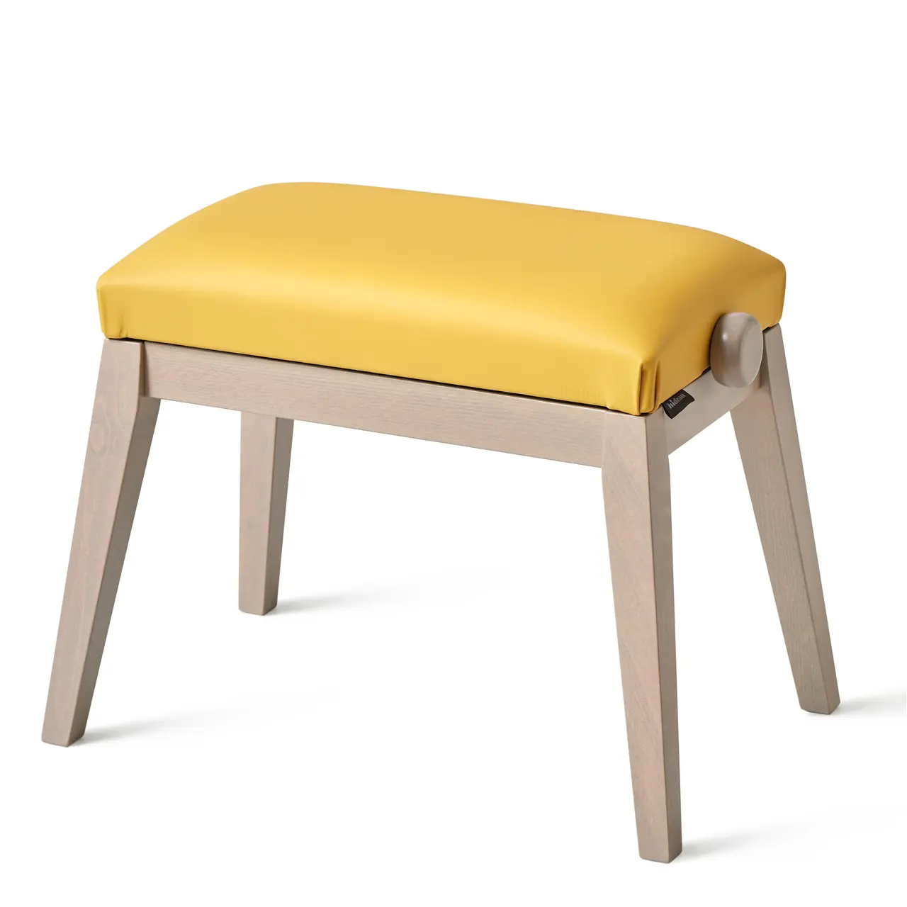 K&M 76-139/42 13942 Klavierbank | Bank grau, Sitz Vinyl gelb