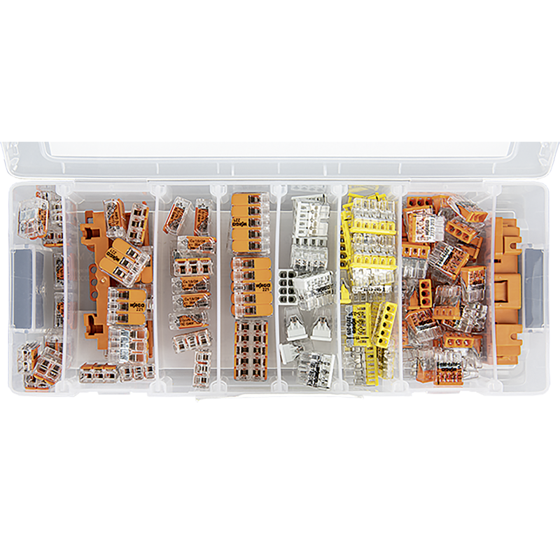 STEFFEN WAGO Verbindungsklemmen Set 8-teilig VPE 122 Stk. assortiert – Bild 2