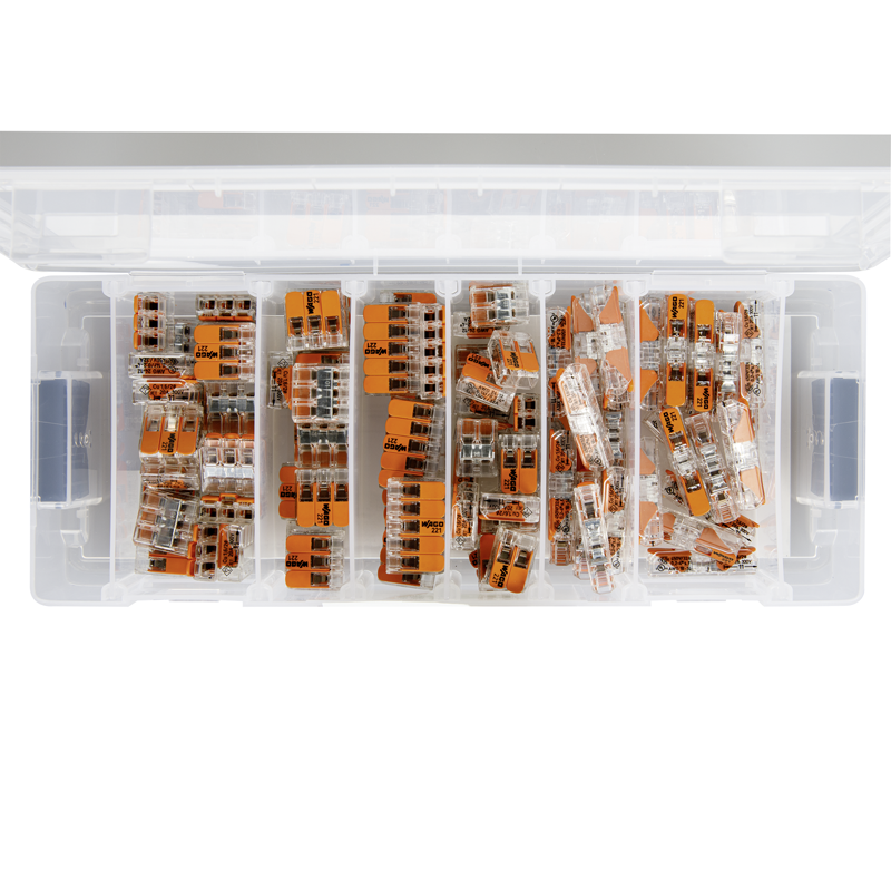STEFFEN WAGO Verbindungsklemmen Set 4-teilig VPE 93 Stk. assortiert – Bild 2