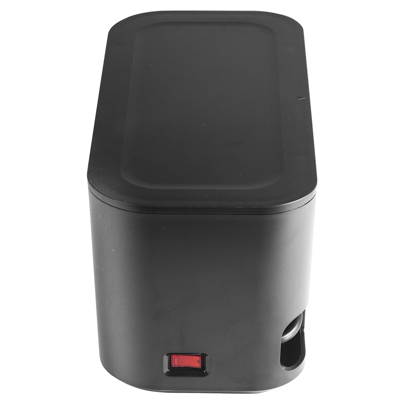 Steffen Cable Organizer Box mit Steckdosenleiste 5xT13 mit externem Schalter,sw - Image 3