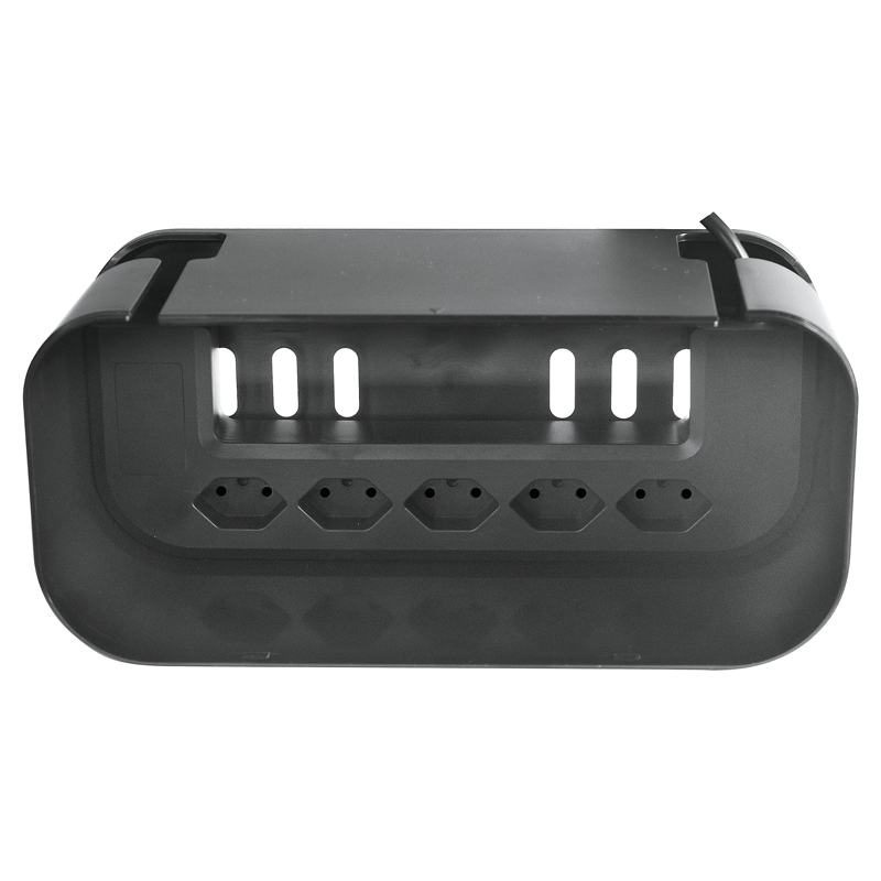 Steffen Cable Organizer Box mit Steckdosenleiste 5xT13 mit externem Schalter,sw - Image 4