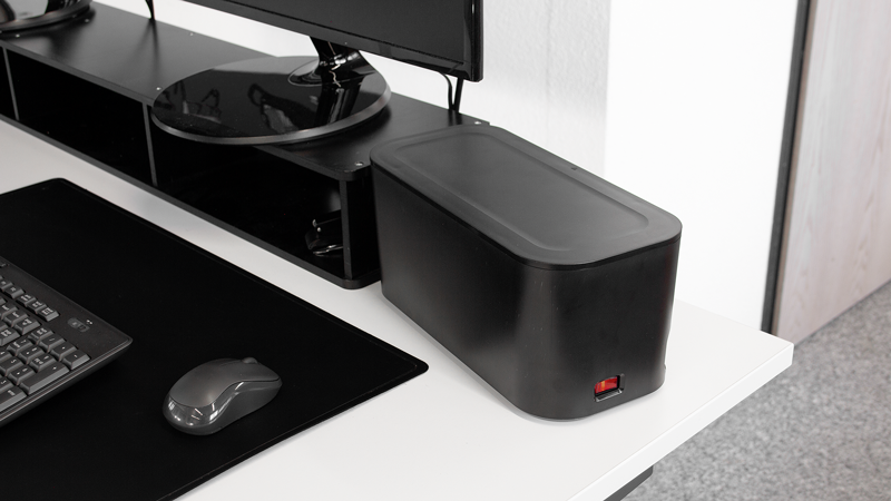 Steffen Cable Organizer Box mit Steckdosenleiste 5xT13 mit externem Schalter,sw - Image 7