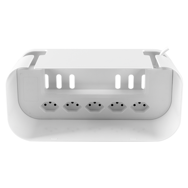 Steffen Cable Organizer Box mit Steckdosenleiste 5xT13 mit externem Schalter,ws - Image 4