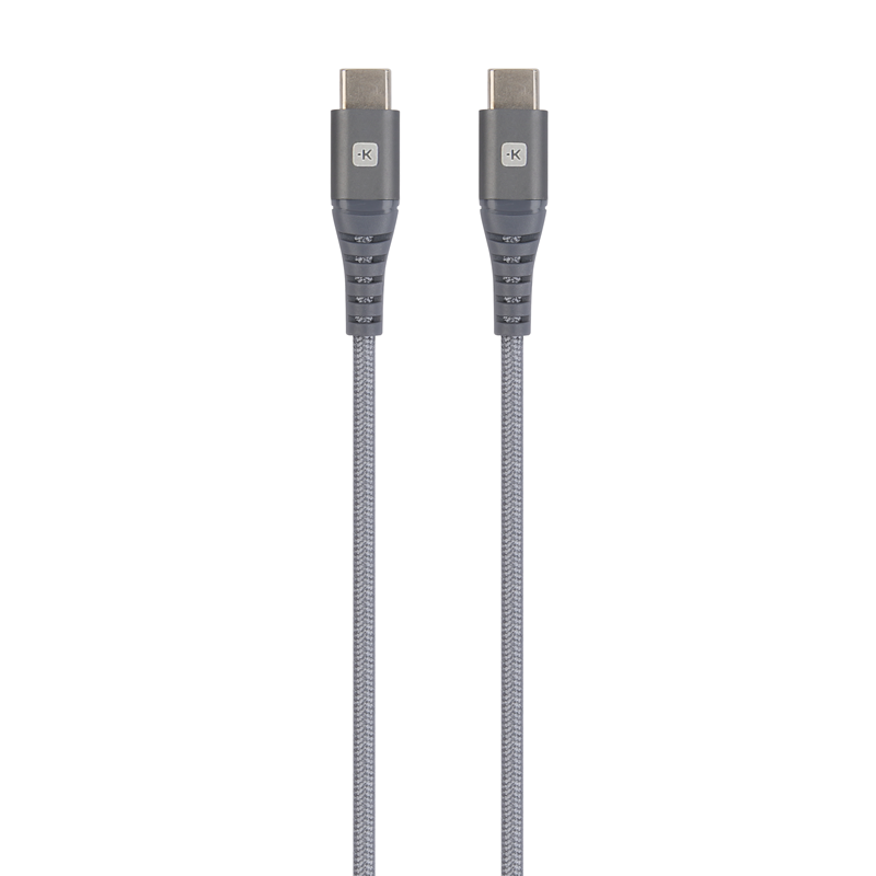 STEFFEN SKROSS Ladekabel USB-C 2m max. 20V/3A gr