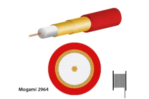 Mogami 2964 Koaxial, 75 Ohm, Ø 4,8 mm, rot, 200m Spule