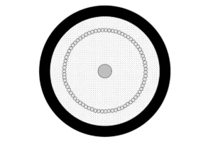 Mogami 3351 Miniaturkabel Koaxial, 75 Ohm, Ø 2,0 mm, schwarz, 153m Spule