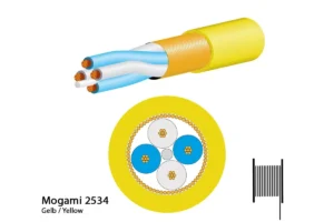 Mogami 2534 Mikrofonkabel, Neglex Quad, Ø 6,0 mm, gelb, 200m Spule