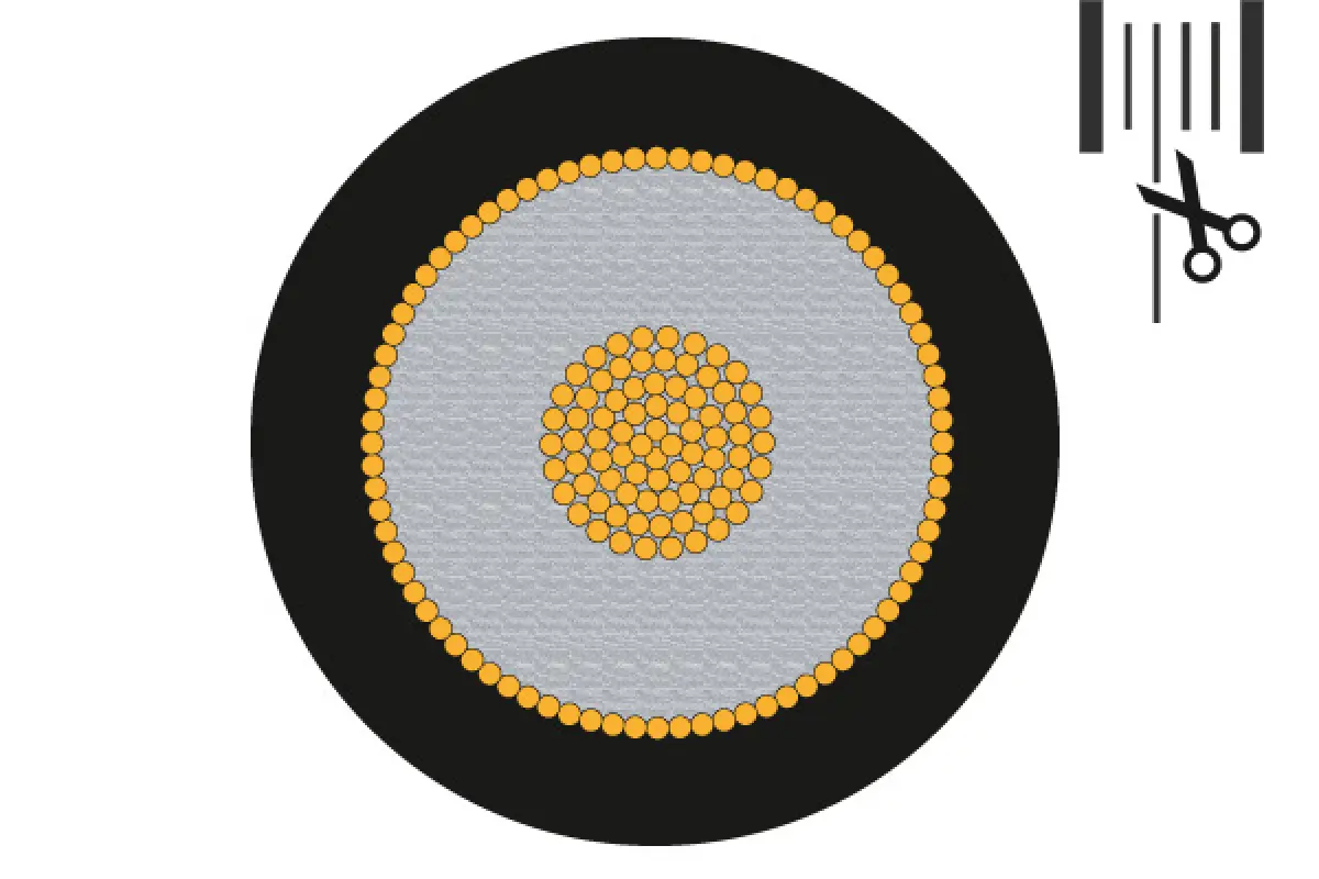 Mogami 3082 Lautsprecherkabel, koaxial, (1x2,0mm2), Ø 6,5 mm, per Meter