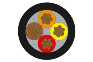 Mogami 2921 Lautsprecherkabel, 4-Wege, 4x 2,5mm2, Ø 11,3 mm, 50m Rolle