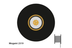 Mogami 2319 Gitarrenkabel, Ø 5,0 mm, schwarz, 100m Spule