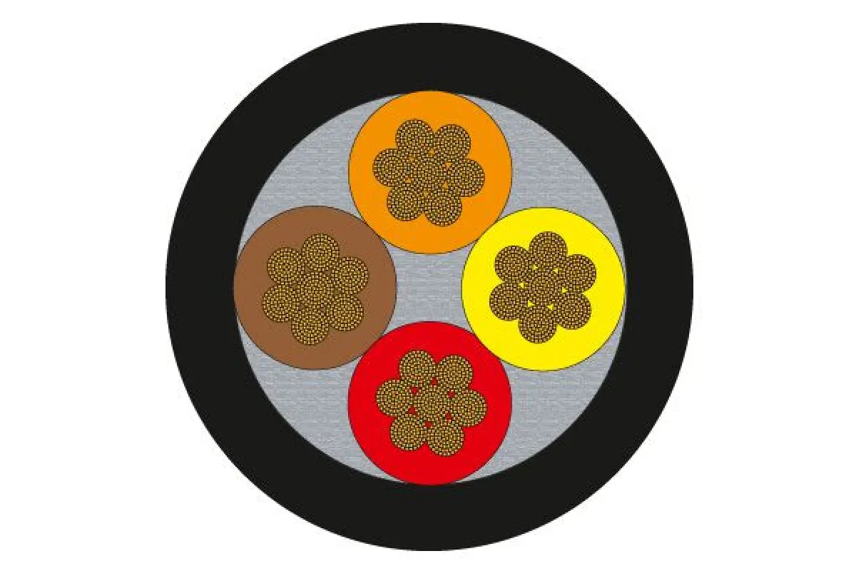 Mogami 2972 Lautsprecherkabel, 4-Wege, 4x 2,0mm2, Ø 10,5 mm, 50m Rolle