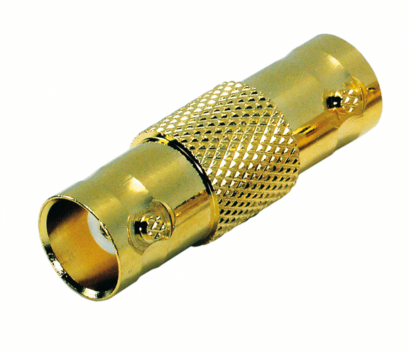 Contrik BNCF-BNCF Adapter BNC female-BNC female, vergoldet