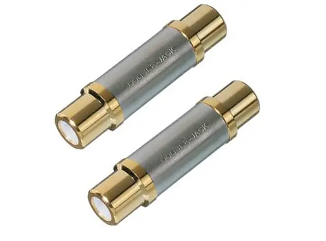 Contrik CAF51556 Cinch Adapter fem/fem hartvergoldet (pP)