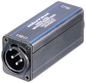 Neutrik NADITBNC-M AES/EBU COUPLER MALE XLR/BNC