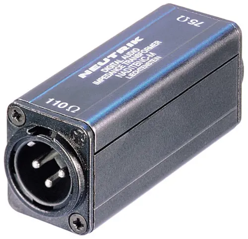 Neutrik NADITBNC-M AES/EBU COUPLER MALE XLR/BNC