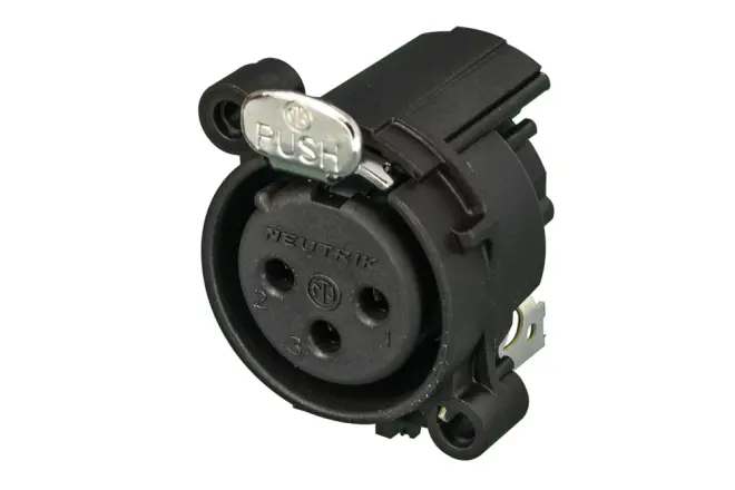 Neutrik NC3FAH1 CHASS. CON. FEMALE 3POLE H