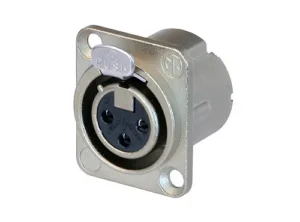 Neutrik NC3FD-LX CHASS. CON. FEMALE 3POLE