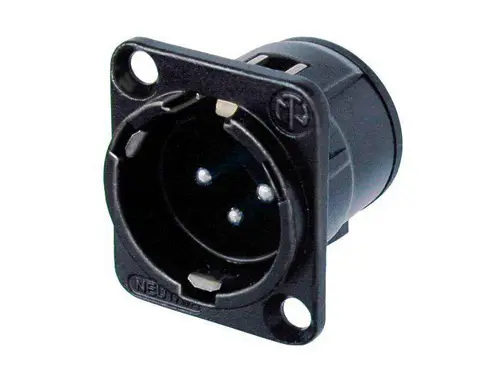 Neutrik NC3MD-V-B CHASS. CON. MALE 3POLE V B