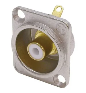 Neutrik NF2D-9 RCA CHASSIS WHITE