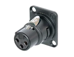 Neutrik NM3FD-B XLR FEMALE MODUL W/FLANGE