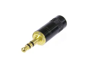 Rean NYS231BG NYS 3.5MM PLUG 3POLE BLACK/GOLD