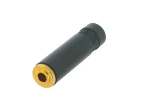 Rean NYS240BG 3.5mm Jack, black with gold contacts