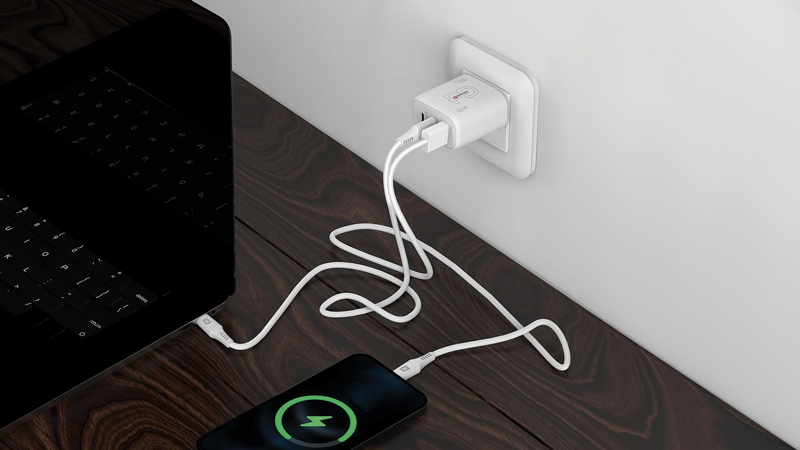 SKROSS Ladeadapter 45W PD 1xUSB-A + 1xUSB-C max. 5.4A, ws - Image 5