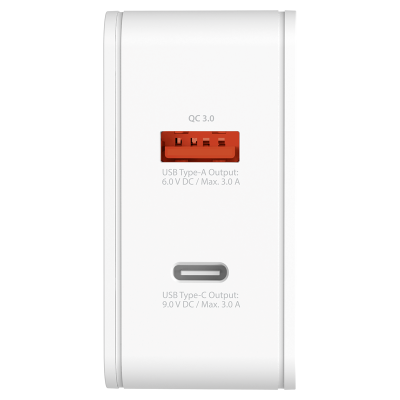 SKROSS Wand-Ladeadapter 48W PD 1xUSB-A + 1xUSB-C max. 6.0A, ws - Image 2