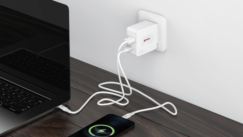 SKROSS Wand-Ladeadapter 48W PD 1xUSB-A + 1xUSB-C max. 6.0A, ws - Image 5