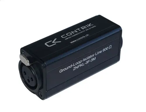 Contrik ZNPKL-3F-3M DI-Adapter Line 600 Ohm / 1:1