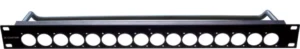 Contrik P16-M3-SW-MKII 16D Premium Panel Alu Black elox 1HE