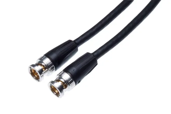 Contrik NXRG59BTBL1-BL 1m Patchkabel koax sw, RG59 B/U RT