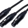 Contrik 0,3m Y-Kabel 1xNC3MXX-BAG-2xNC3FXX-