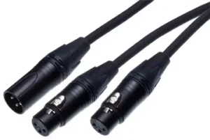 Contrik 0,3m Y-Kabel 1xNC3MXX-BAG-2xNC3FXX-