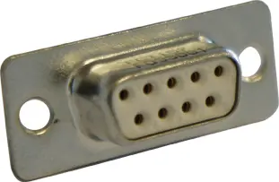 Contrik ND-DSUB9-FEMALE D-SUB 9pol Buchse, Lötversion, vergoldet