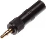 Contrik NCHTP3 3.5mm 3p Solder Plug mit Sicherung SW/GO