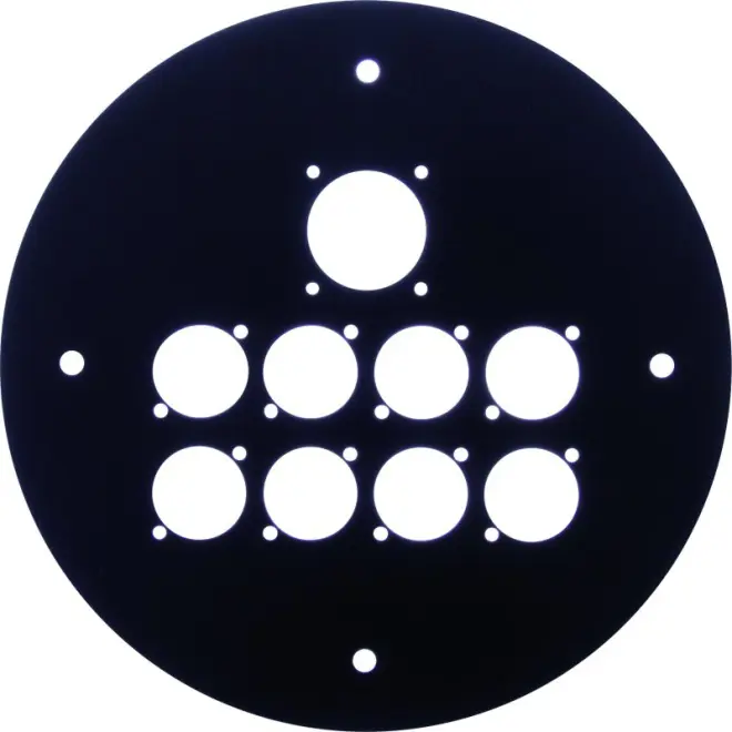 Contrik KTGTCOVER8-1/GT310 Abdeckpl. 8x,D1xMultipin13-19p/GT310