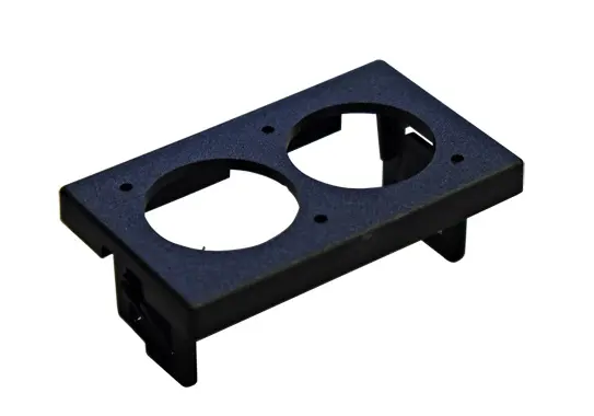 Contrik FLF1/2D-SW FLF Platte sw 2xD-Serie