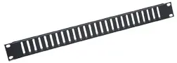 Contrik CR-LB1-3HE-ST-SW 19''3HE Lüftungsbl. Stahl sw Feinstrukt.