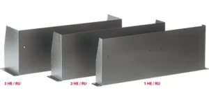 Contrik CR-BO1-2HE-ST-SW 19'' 2HE Rack Stellboden aus Stahl, sw