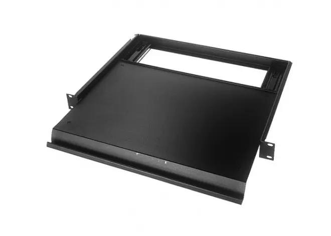 Contrik CR-A1-1HE-ST-SW 19'' 1HE Schreibtisch sw ausziehbar