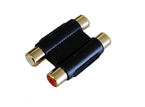 Contrik CAF51557 Cinch Dualadapter fem/fem hartvergoldet