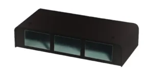 Contrik BOX-3FLF-SW Anschlussbox sw, 3FLF Ausschnitte