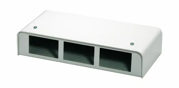 Contrik BOX-3FLF Anschlussbox ws, 3FLF Ausschnitte