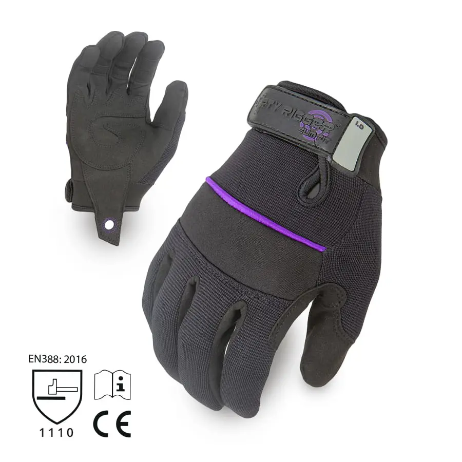 Dirty Rigger Slim Fit General Purpose Gloves (full Finger) size XXS