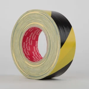 Le Mark MagTape Utilty Gloss - HAZARD Indoor/Outdoor Duct Tape Hazard Black/Yellow 25mm x 50m