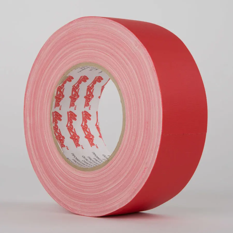 Le Mark MagTape MATT 500 Pro Grade Matt Gaffer Tape Red 12mm x 50m