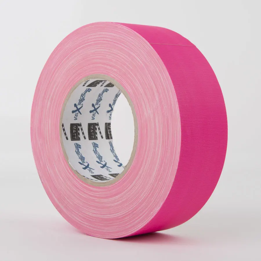 Le Mark MagTape XTRA MATT Economy Matt Gaffer Tape Fluorescent Pink 25mm x 50m